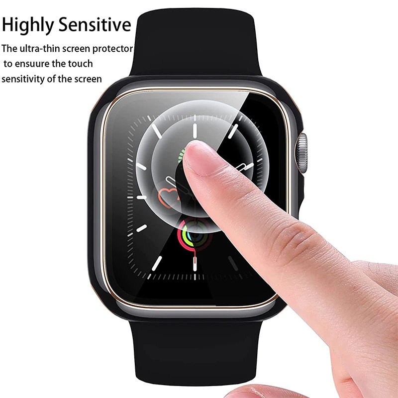 Kính Cường Lực Bảo Vệ Màn Hình Đồng Hồ Thông Minh Apple Watch Series 8 7 6 SE 5 4 3 45mm 41mm 44mm 40mm 42mm 38mm