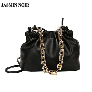Túi đeo chéo JASMIN NOIR kiểu đám mây chất liệu dày dặn thời trang cho nữ