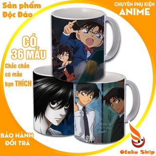 {24 Mẫu} Ly sứ in hình Anime Death note + Detective Conan Cốc uống nước đẹp làm quà tặng đặc biệt giá trị và ý nghĩa