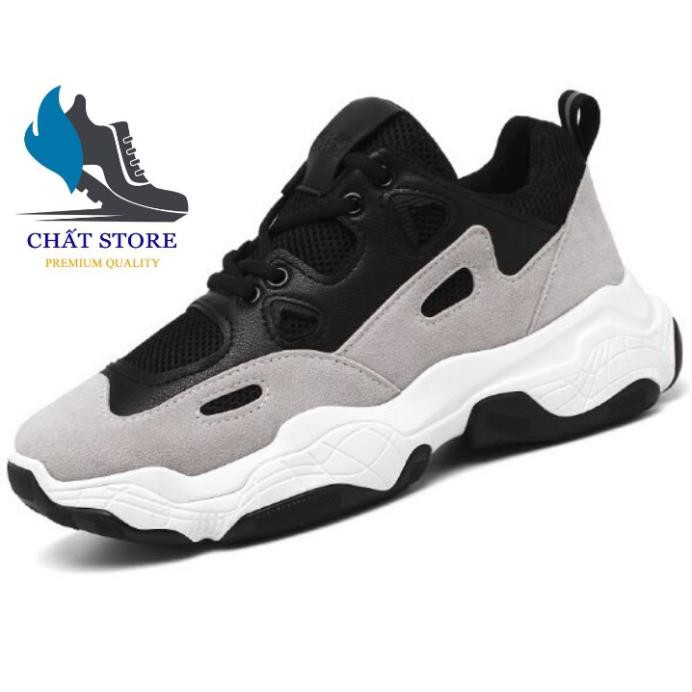 [Real] Giày Thể Thao Nam Tăng Chiều Cao CHỈ CÓ DUY NHẤT TẠI BAMY SHOES Kiểu Dáng Sport, Phong cách hầm hố - M84 : 1 hot