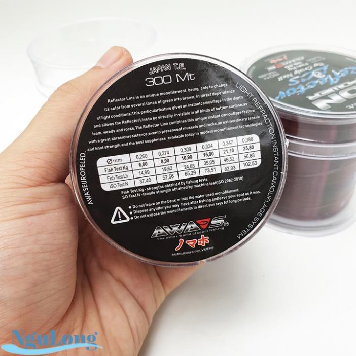 Cước câu cá ION POWER 300M chuyên dùng làm dây trục chịu tải cao, chống xoắn tốt