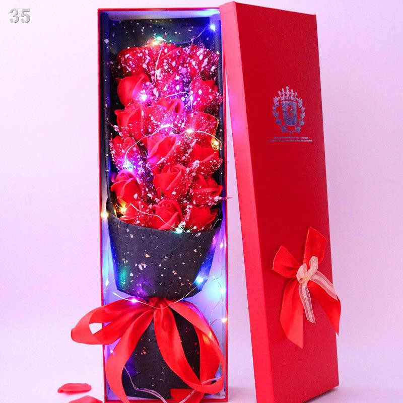 O520 món quà tỏ tình gửi tặng bạn gái nhân dịp lễ Sinh nhật yêu đường dài hộp hoa hồng xà phòng