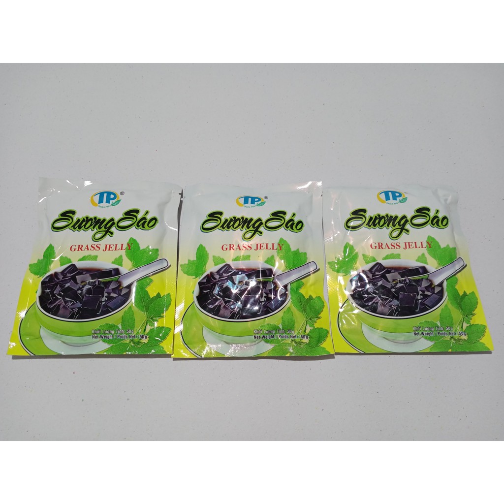 Bột Sương Sáo Đen Grass Jelly Thuận Phát Gói 50g