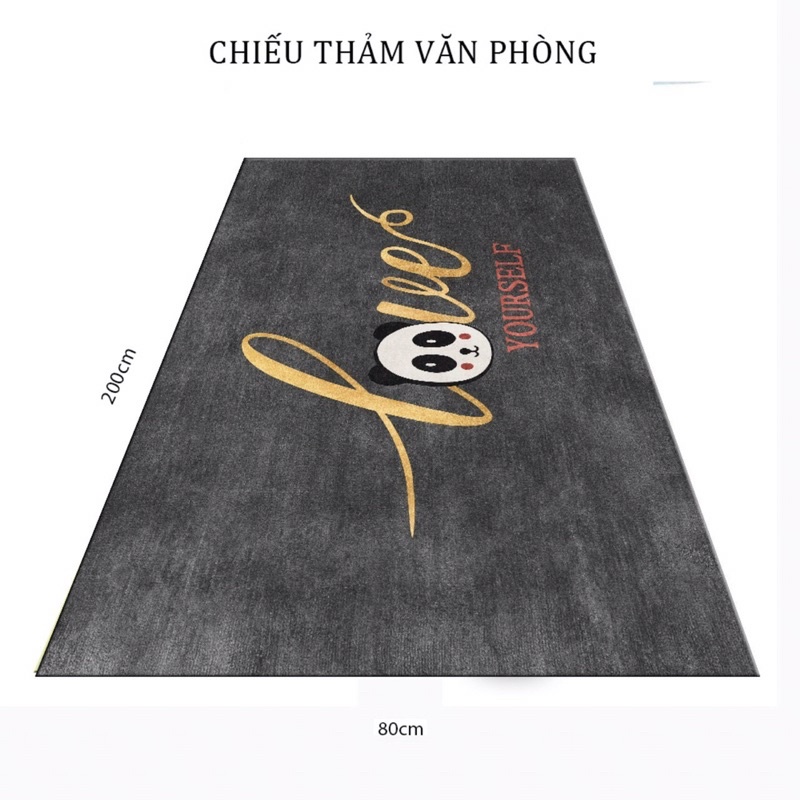 Tấm trải thảm nằm văn phòng kích thước nhỏ 80x2m