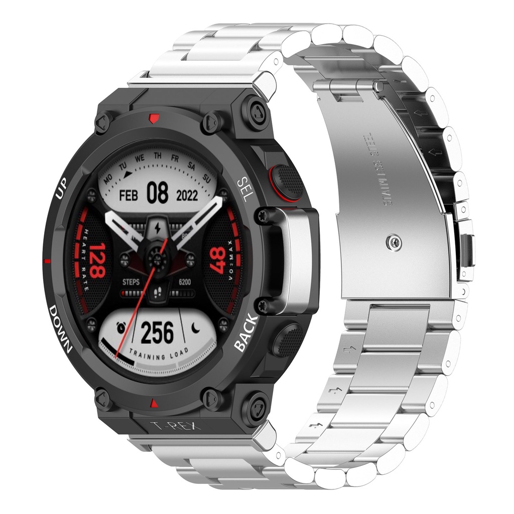 Dây Đeo Inox Cho Đồng Hồ Thông Minh Huami Amazfit T-Rex 2 Amazfit T-Rex2