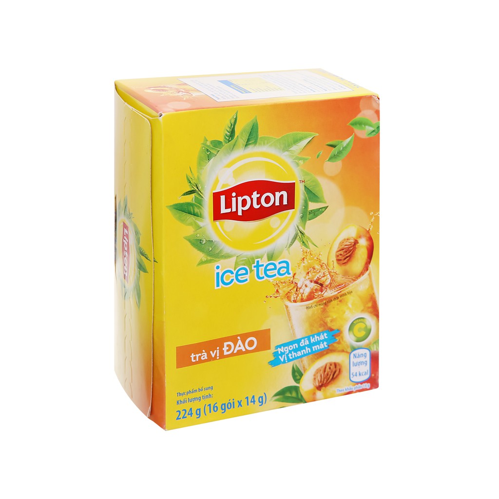 Trà Lipton Ice Tea vị đào (16 gói x 14g)