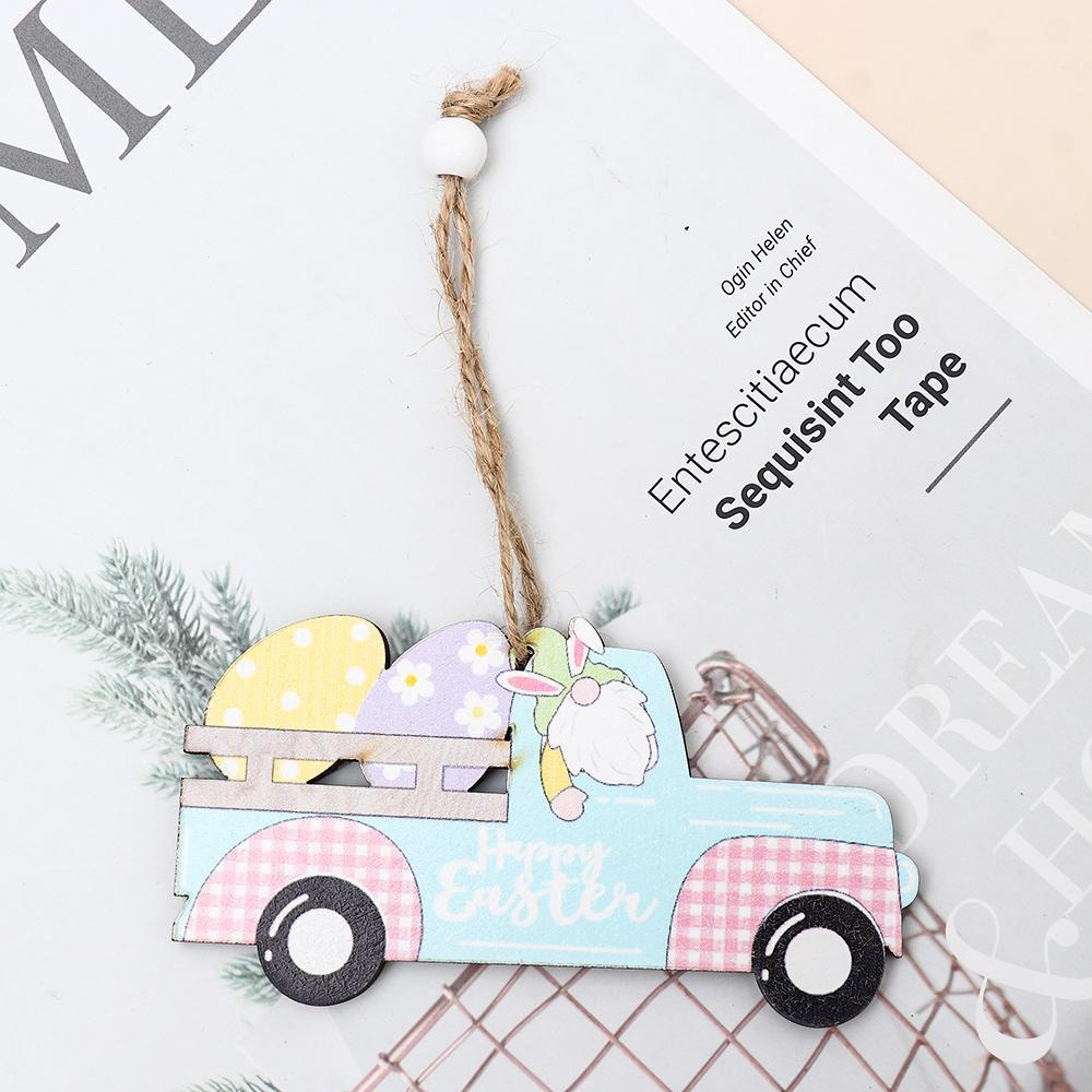 Jane Miếng Dán Trang Trí Sổ Tay DIY Hình Xe Hơi Thỏ Phục Sinh