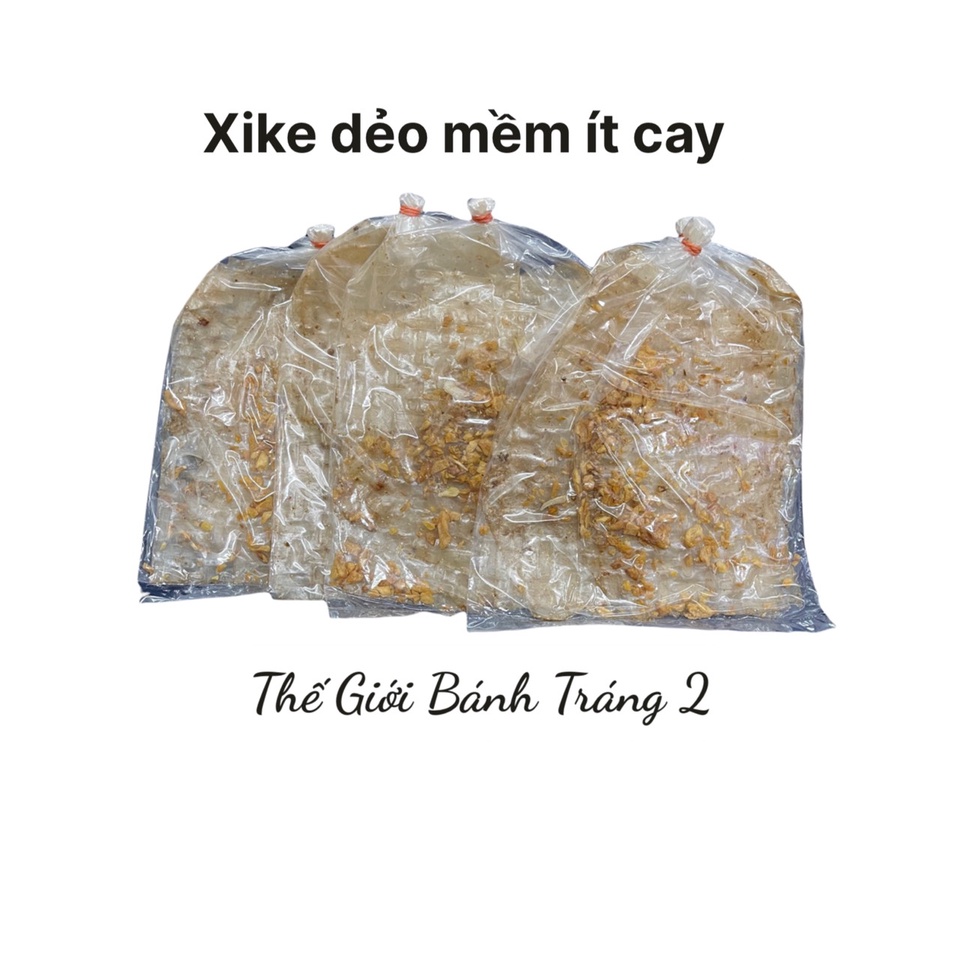 combo 10 bánh tráng xike dẻo ít cay - đồ ăn vặt siêu ngon