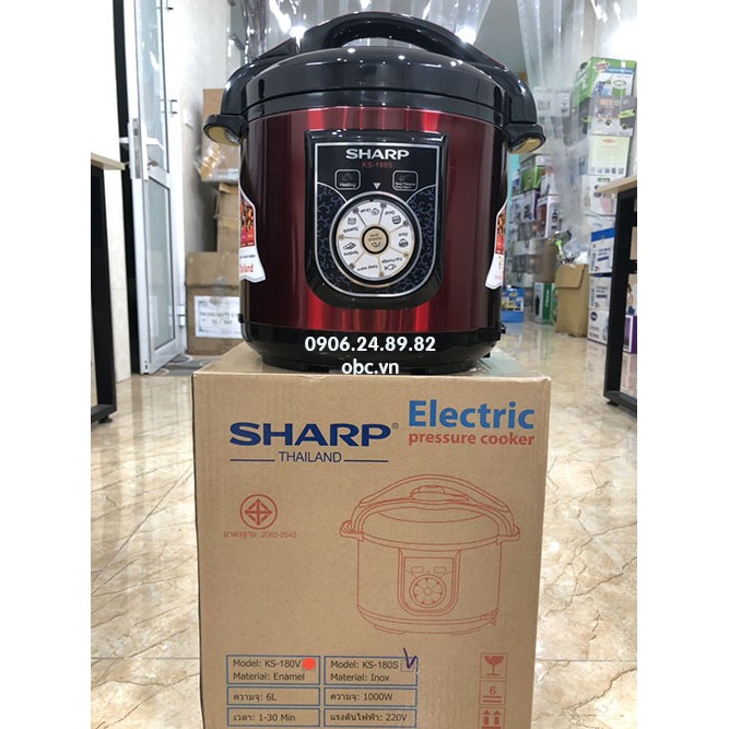 Nồi áp suất điện đa năng Sharp KS-180S