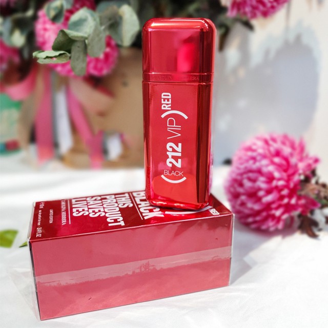 Nước Hoa Carolina Herrera 212 VIP Red Black This Product Saves Lives Limited Edition