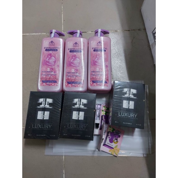 Sữa tắm hương nước hoa cao cấp Exfoliating_chai 900m_chinh hang