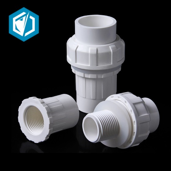 Đầu nối ren kèm rắc co Ø20, Ø25, Ø32, Ø40, ống nước bể cá, ống đỏ, ống xanh
