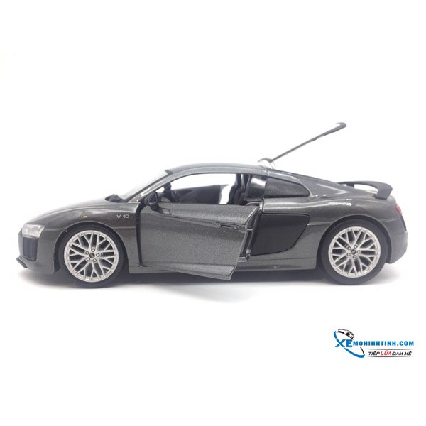 Xe Mô Hình Audi R8 V10 Plus 1:24 Maisto (Xám)