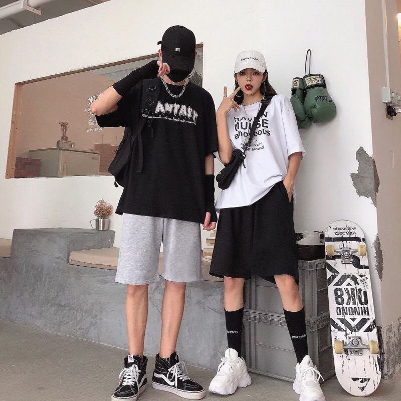 Quần short thun trơn basic thể thao nam nữ thời trang ulzzang quần đùi unisex