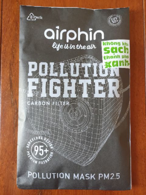 Khẩu Trang Airphin Chống Bụi Mịn ô nhiễm PM 2.5_Đủ size đủ màu | BigBuy360 - bigbuy360.vn