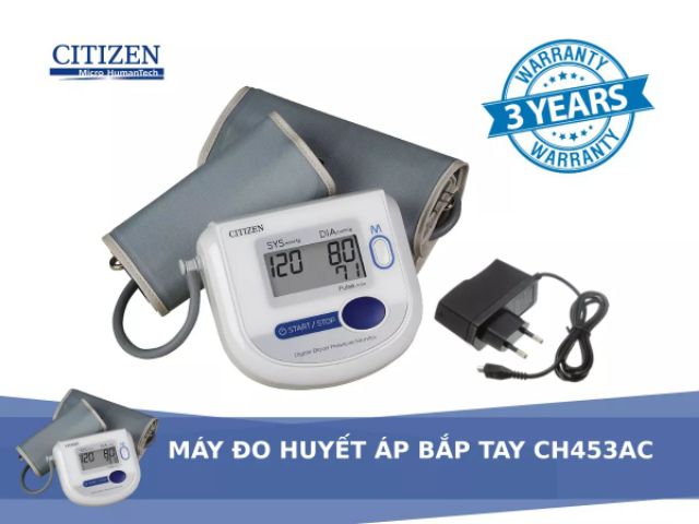 Máy đo huyết áp Citizen CH453AC