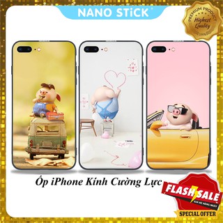 Ốp lưng iphone 7 plus, 8 plus, 7, 8, 6 plus,6, 6s, 6s plus, ốp iphone kính cường lực, in theo yêu cầu_nanostick, 0526