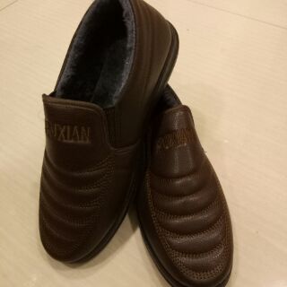 Giày nam lót lông