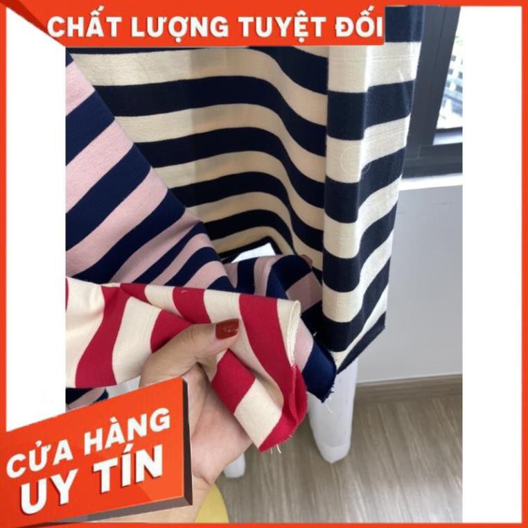 🌈FREESHIP🌈  Áo kẻ khoét vai form rộng hàng đẹp (3m)