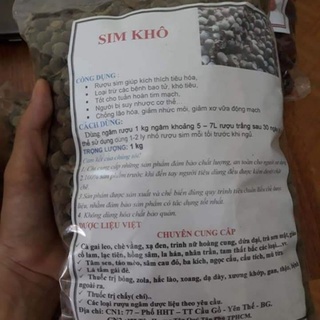 Sim rừng khô ngâm rượi