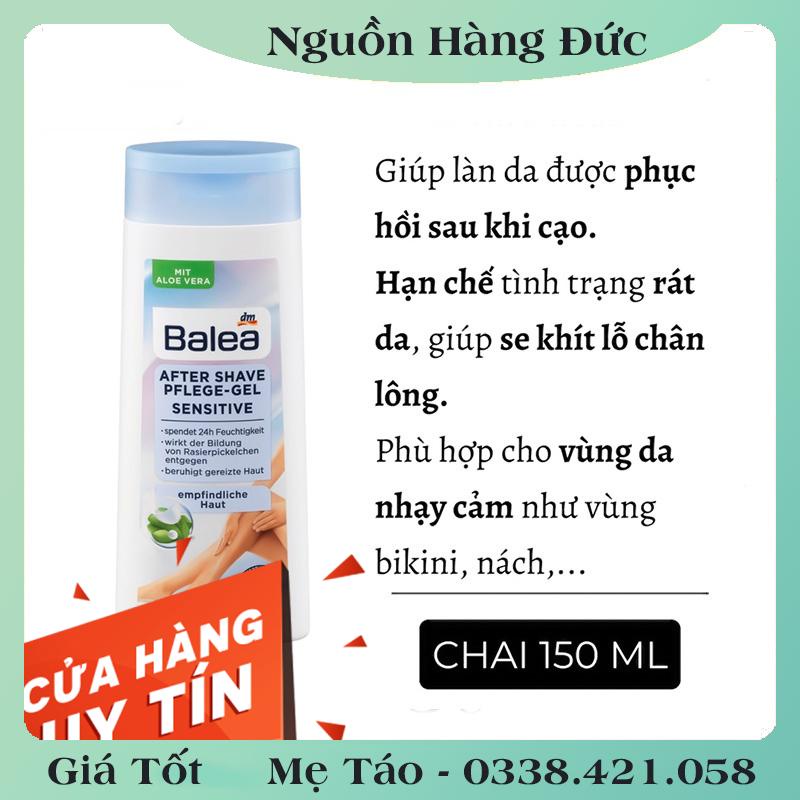 Bộ Bọt/Gel cạo lông Balea của Đức - Date mới Đủ Bill