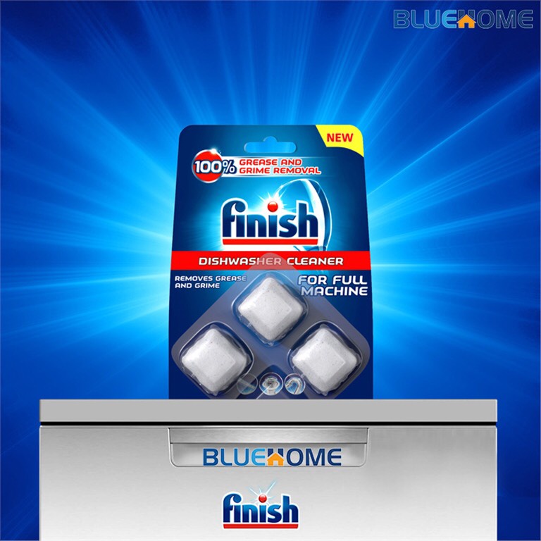 Viên vệ sinh máy rửa bát Finish - vỉ 3 viên