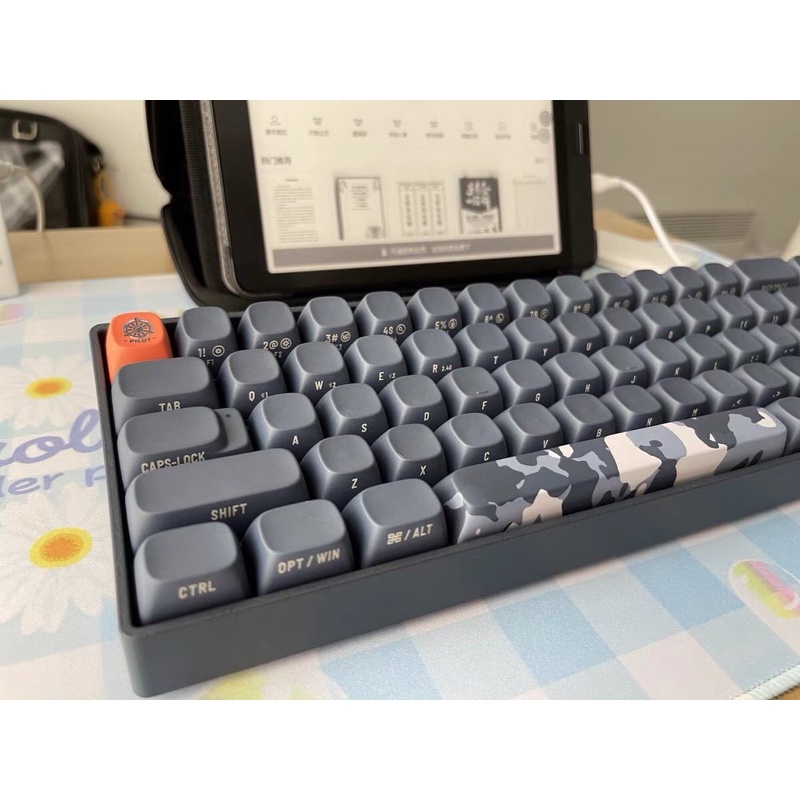 Bàn phím cơ không dây bluetooth Lofree bản Dark Night chính hãng yellow switch, hotswap, có thể mua phím rời để custom