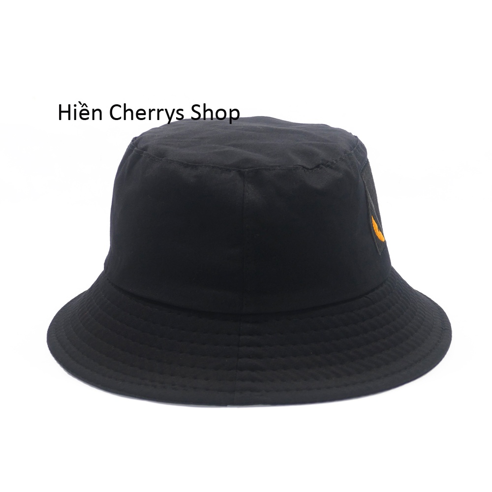 Nón bucket 2 mắt thời trang- Chất liệu vải Cotton cao cấp phù hợp cho cả nam và nữ.