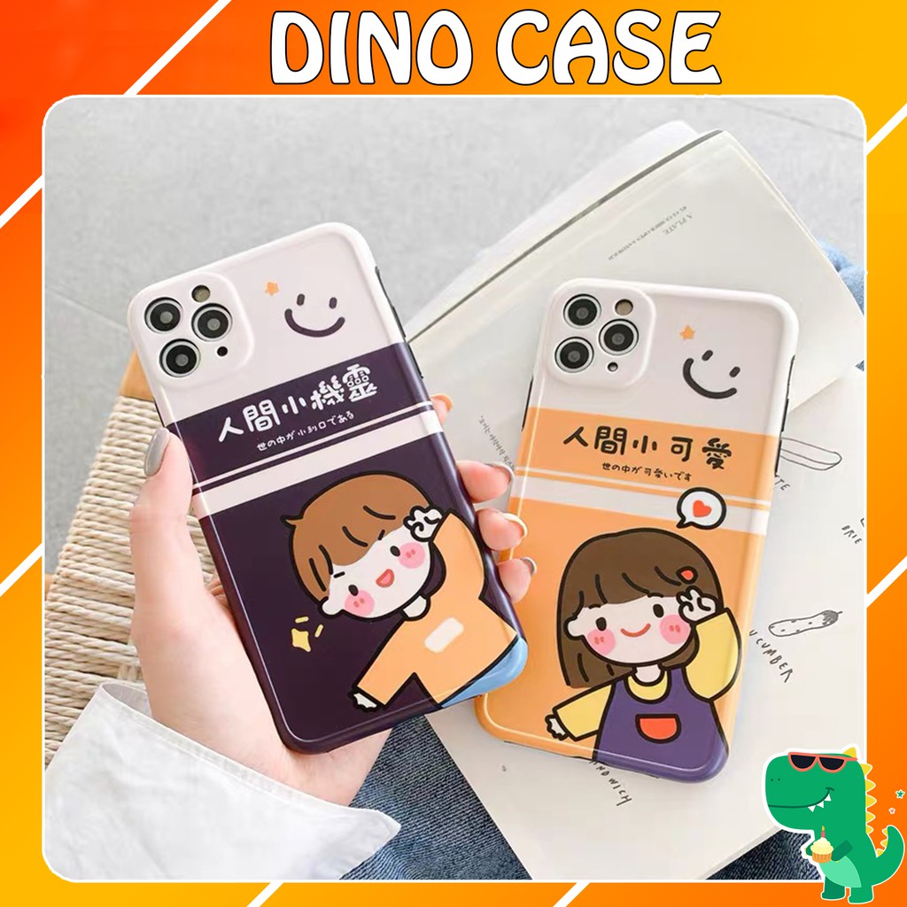 Ốp lưng iphone Đôi Nam Nữ IMD 6/6plus/6s/6s plus/6/7plus/8plus/x/xs/xsmax/11/11pro/11 promax DT06- Dino Case