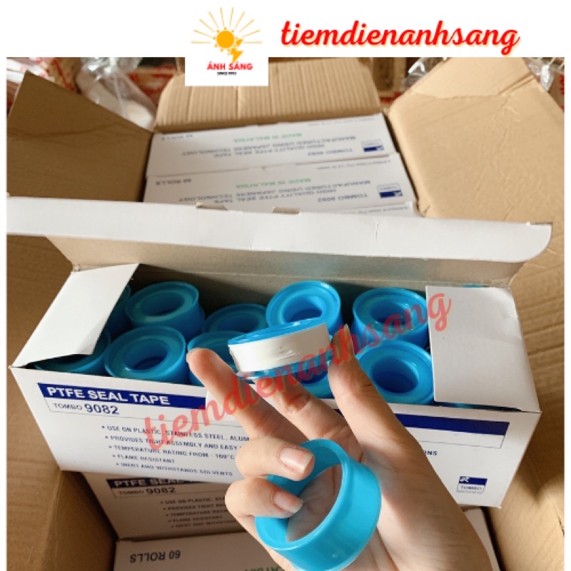 Băng keo non, băng tan, keo lụa, cao su non 10 mét TOMBO 9082 hàng Malaysia  -Tiệm điện Ánh Sáng