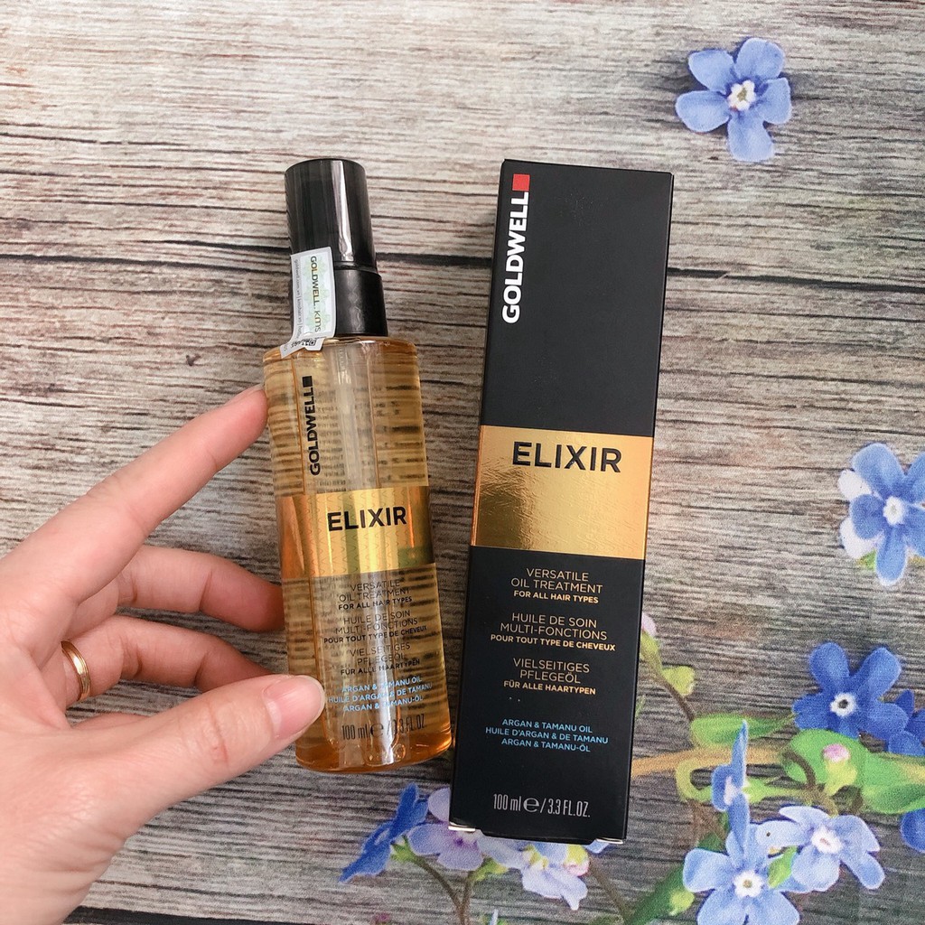 🇩🇪Goldwell🇩🇪 Tinh dầu bóng dưỡng tóc Goldwell Argan Oil Treatment Elixir 100ml