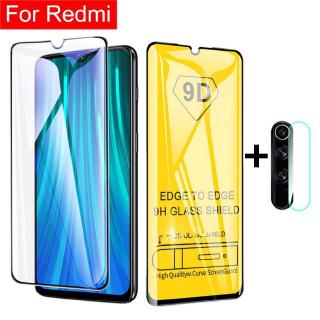 Kính Cường Lực 9d 2 Trong 1 Bảo Vệ Camera Cho Redmi K30 K30 Pro Zoom Poco X2 Note5 7 8t 5 6 7 8 Pro