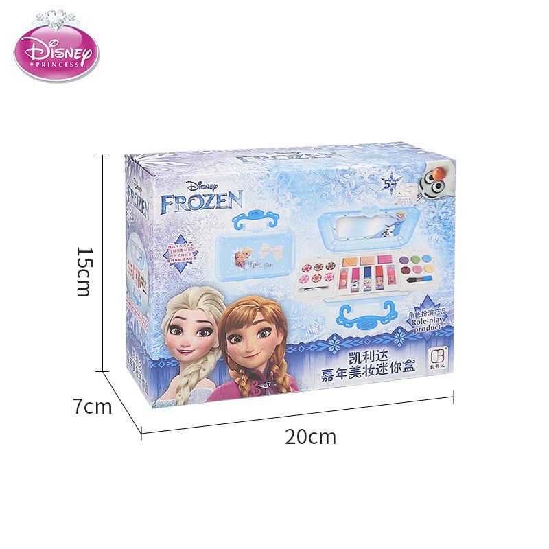 DISNEY (Hàng Mới Về) đồ chơi trẻ em Trang Điểm 23 Món Hình Công Chúa Elsa Anna Trong Phim Frozen Dễ Thương Cho Bé