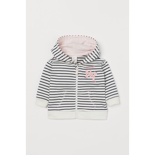 Áo khoác nỉ mỏng H&M Authentic cho bé gái siêu xinh