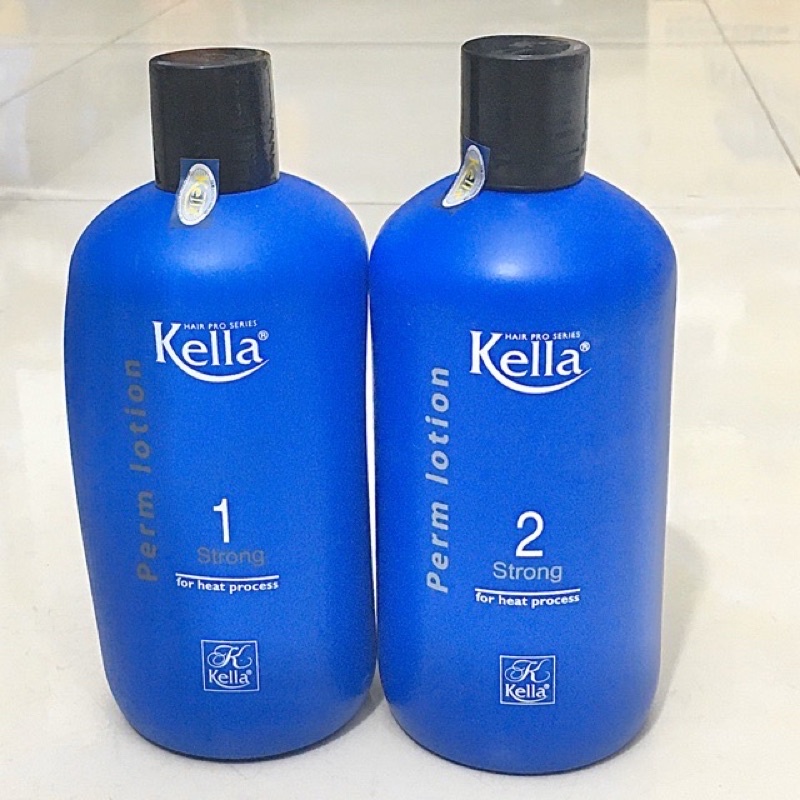 thuoc kem uấn  nóng , setting  kella 500ml và 1000ml*2 hấn mau quăn hương nhẹ  chuyên dành cho salonntoc không khô tóc