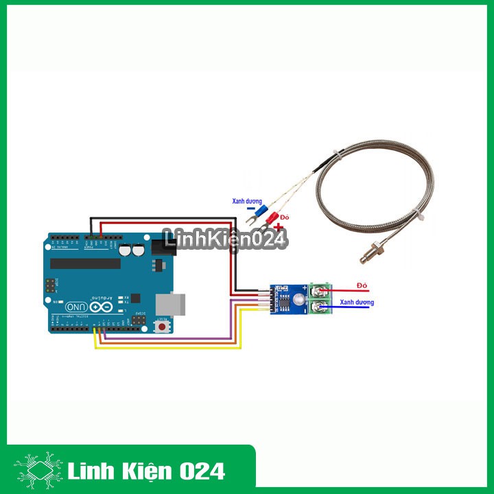 Đầu Dò Cảm Biến Nhiệt Độ K WRN-187