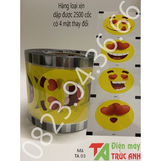 Màng Dập Hình Mặt - Drink ( Nhiều mẫu mới )