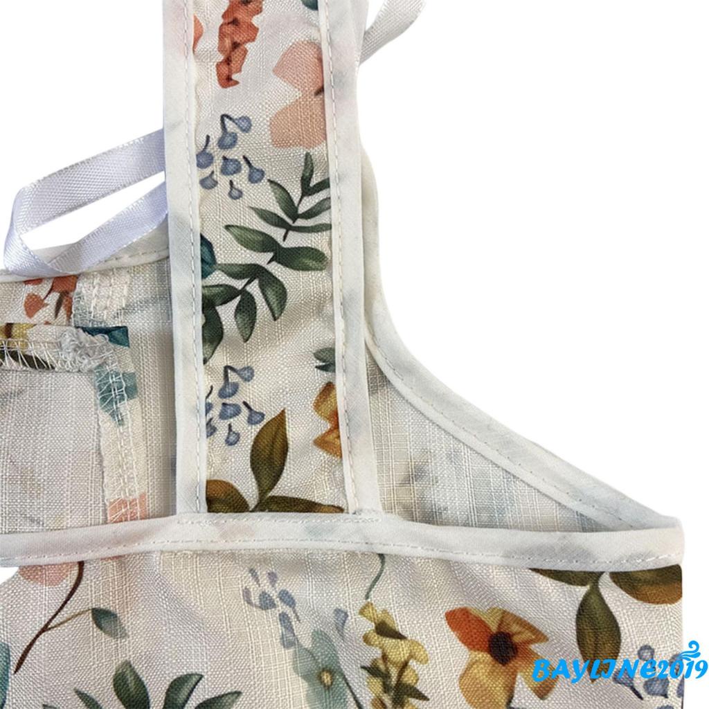 BAY-Women´s Sleeveless Floral Pattern Vest, Tie-Up Bandages Basic Tops, Irregular Hem Vintage Camisole