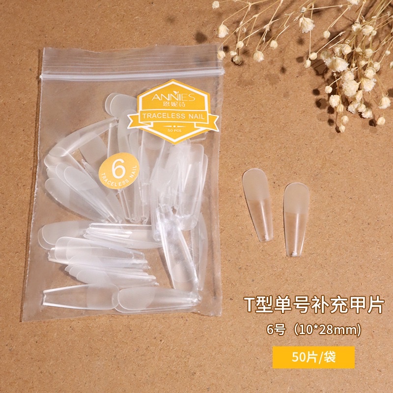 Móng up nhám lẻ 5-6-7-8-9 fom thang - nhọn túi 50 móng