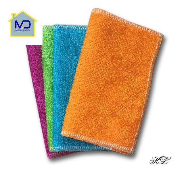 (siêu phẩm) Giẻ Lau rửa bát sợi tre | Khăn lau rửa bát