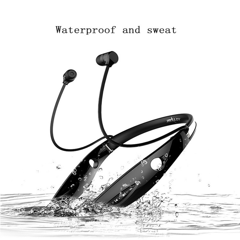 Tai nghe bluethooth 4.0 thể thao kèm mic chính hãng Zealot- H1