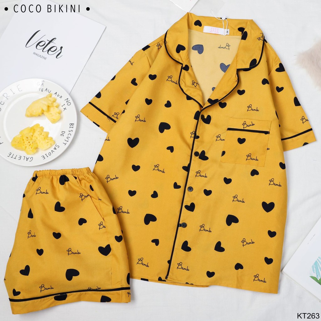 [Mã WA1606 giảm 15% đơn 99k] 𝑪𝑶𝑪𝑶 𝑩𝑰𝑲𝑰𝑵𝑰 Bộ Đồ Ngủ - Đồ Mặc Nhà Kate Thái ( KT263 ) | BigBuy360 - bigbuy360.vn