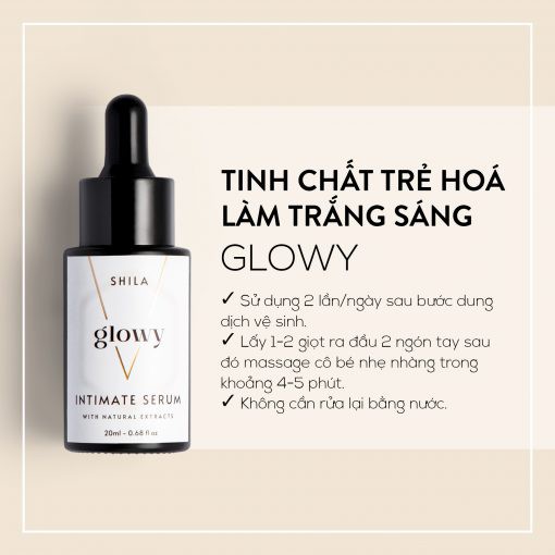 Tinh chất làm sáng căng mịn tức thì vùng kín SHILA INTIMATE SERUM GLOWY 20ML