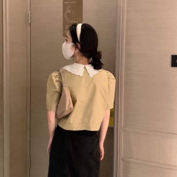 Áo sơ mi nữ phối cổ zen (Chất liệu đũi lạnh) • 2ENDSHOP