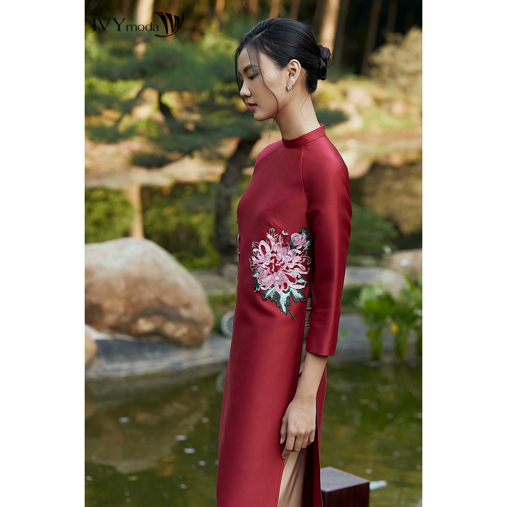 Bộ áo dài Nguyệt Thanh IVY moda MS 86M7104