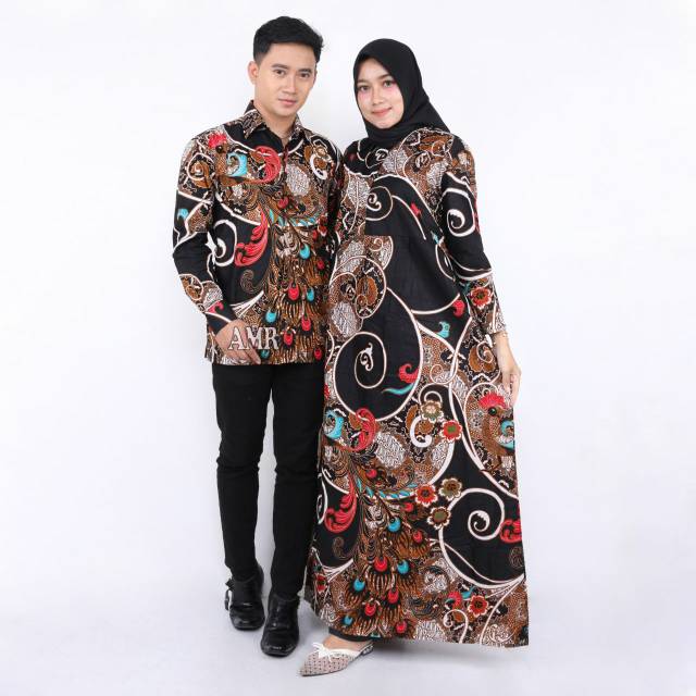 Áo Đôi Maura - Sania Ruffle Batik Ori