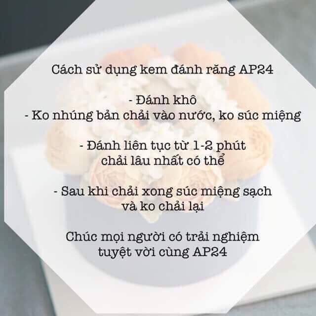 KEM ĐÁNH RĂNG AP24 - HÀNG XÁCH TAY & HÀNG TEM VIỆT - CAM KẾT HÀNG CHÍNH HÃNG CHẤT LƯỢNG