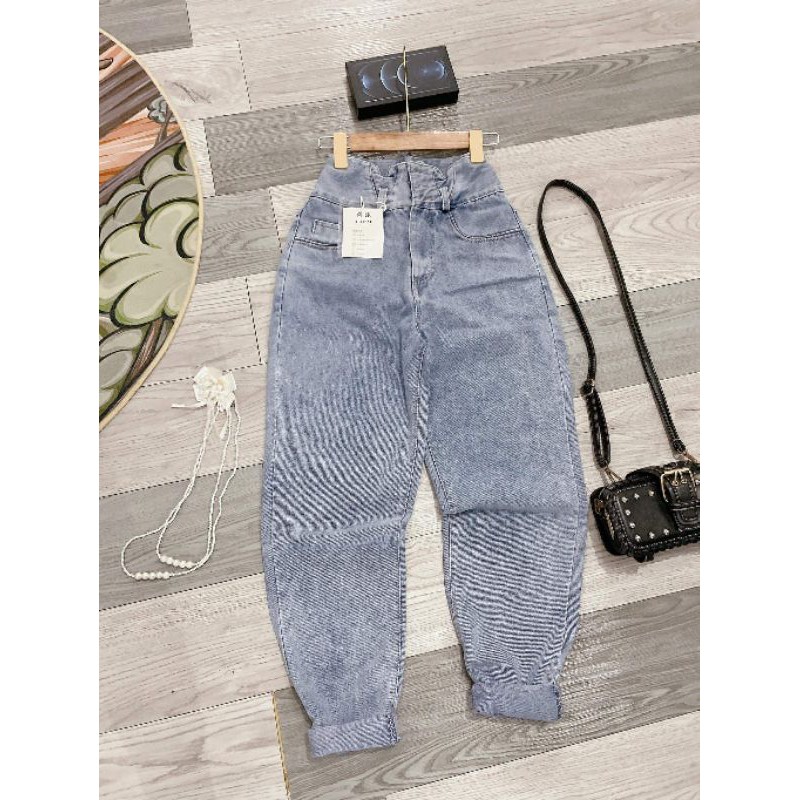 Quần bò 3 cúc cạp V | BigBuy360 - bigbuy360.vn