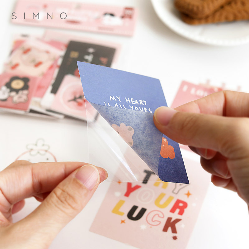 Set 40 miếng dán trang trí xinh xắn dễ thương