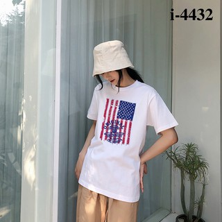 I4432 áo phông unisex cờ cực ngầu